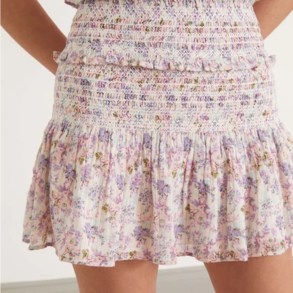 Camilla Mini Skirt, Positano Blue - Positano Blue